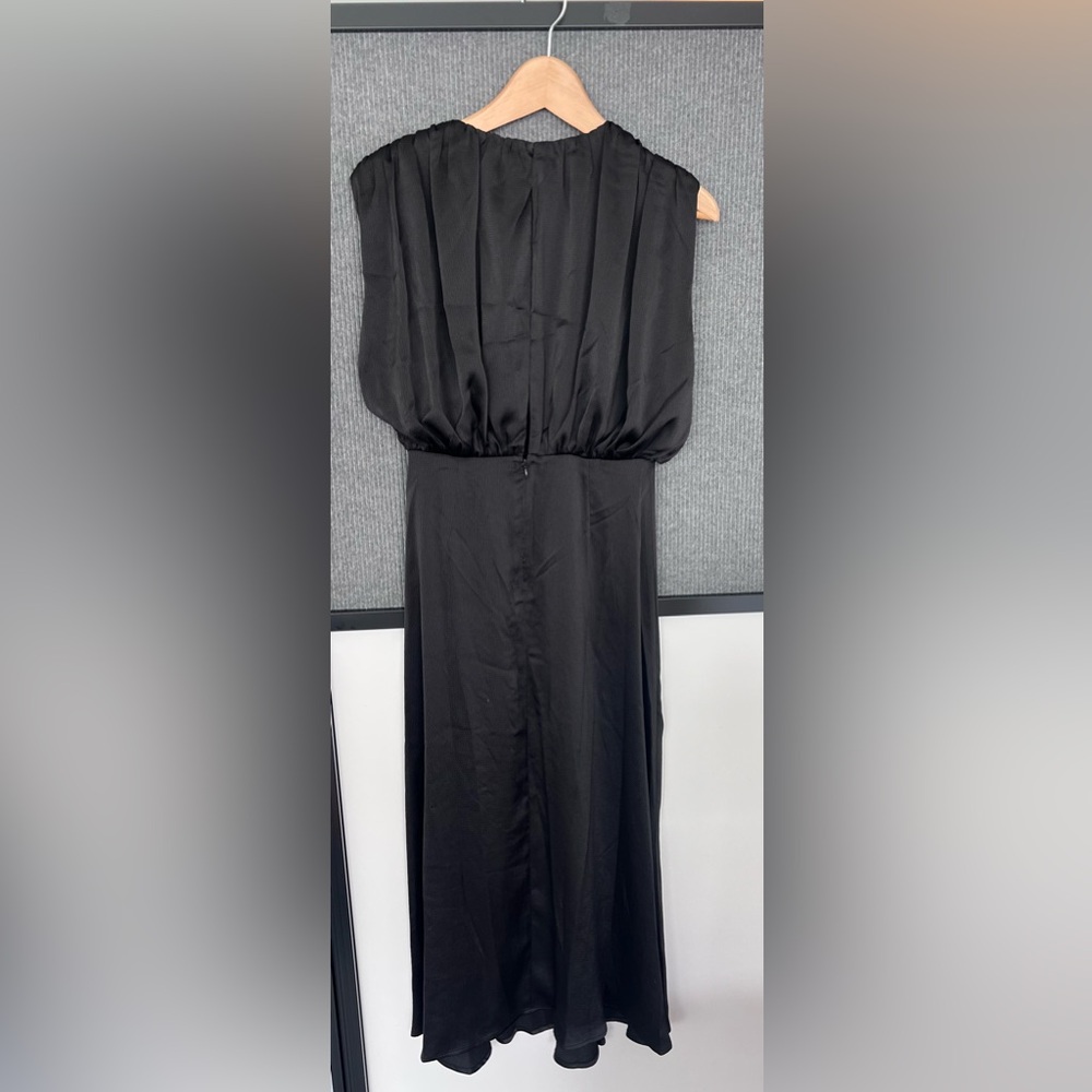 Astr Cap Sleeve Satin Dressing Black Size Small  NWOT - Picture 6 of 9